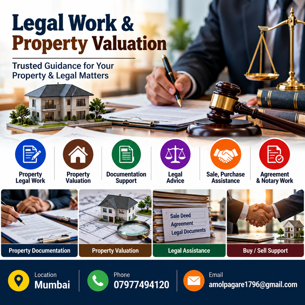 Legal work and property valuation