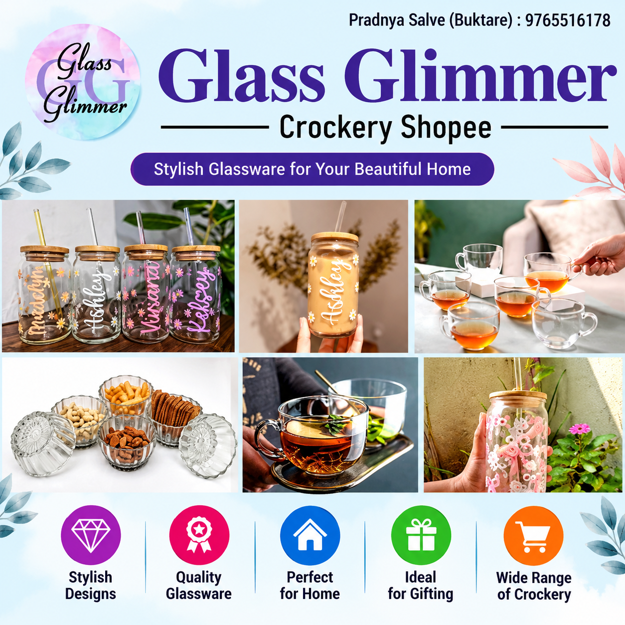 Glass glimmer